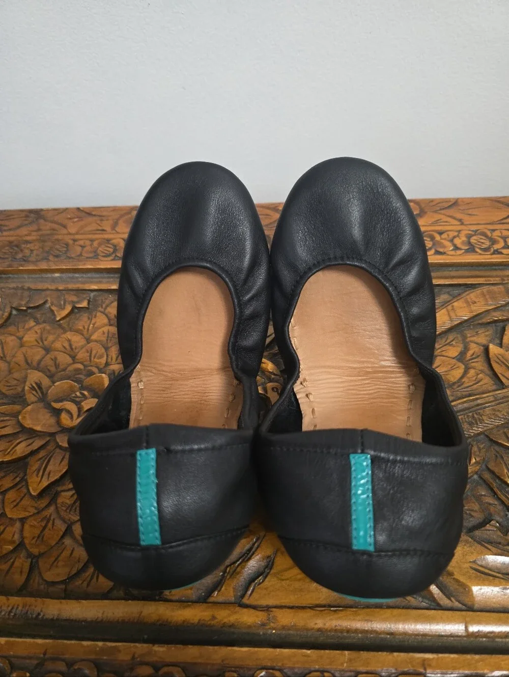Tieks Matte Black Size 9 GUC